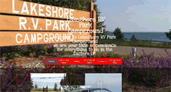 Desktop Screenshot of lakeshoreparkcampground.com